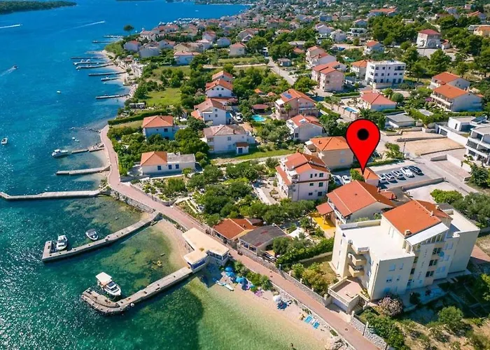 Apartamento In Barbat With Sea View, Balcony, Air Conditioning 660-4 *