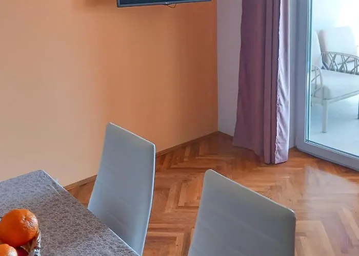 Appartement In Barbat With Sea View, Balcony, Air Conditioning 660-4 Barbat na Rabu