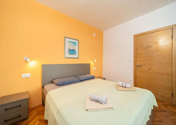 In Barbat With Sea View, Balcony, Air Conditioning 660-4 Appartement Barbat na Rabu